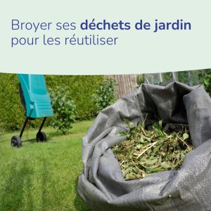 semoctom photo sac déchets de jardin presqu'entièrement rempli